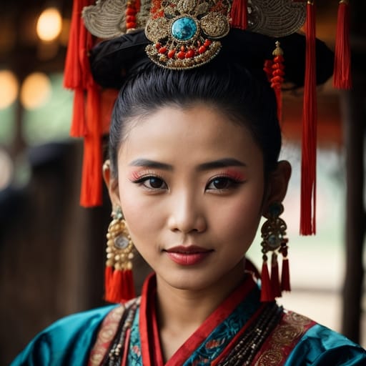 Bouyei woman from Guizhou (China) — related phenotype reference