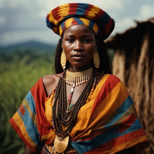 Budu woman from Wamba Territory (Democratic Republic of the Congo) — related phenotype reference