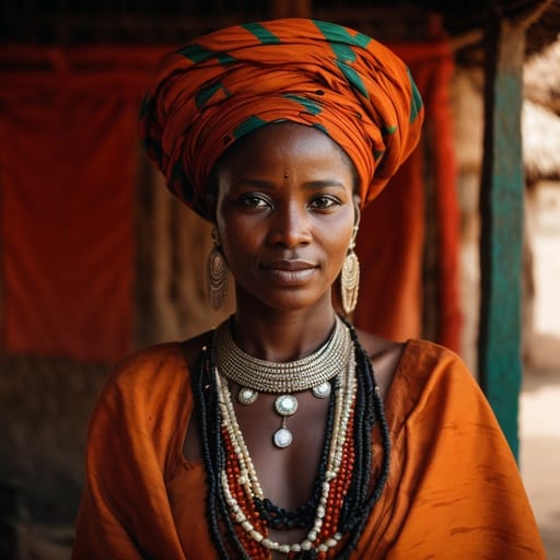 Bwa woman from Burkina Faso, Mali — related phenotype reference