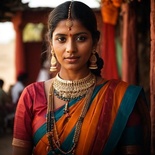Dubla woman from Gujarat (India)