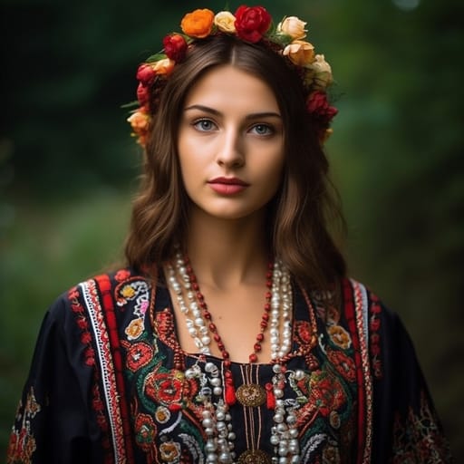 Gagauz woman from Gagauzia (Moldova), Budjak (Ukraine) — related phenotype reference