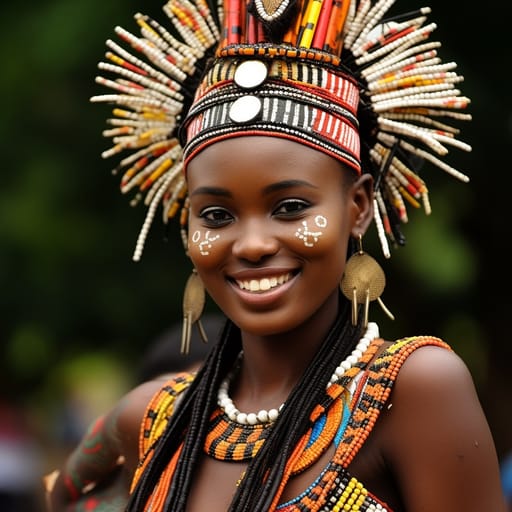 Ganda woman from Buganda (Uganda) — related phenotype reference