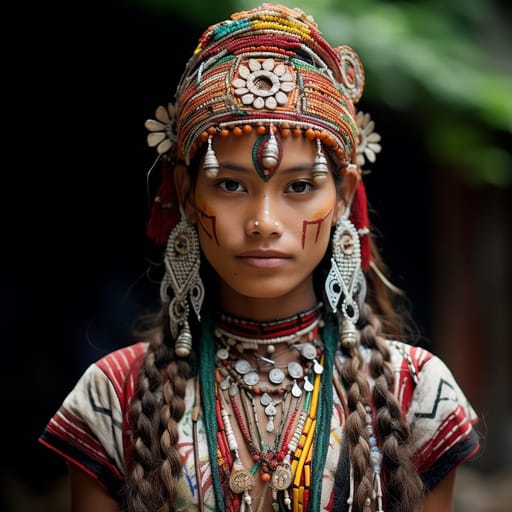 Garos woman from Garo Hills (India) — related phenotype reference
