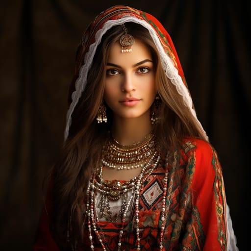 Gilaks woman from Gilan, Iran — related phenotype reference