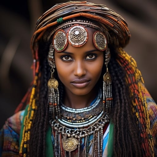 Gumuz woman from Benishangul-Gumuz Region (Ethiopia)