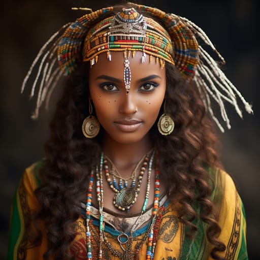 Gurage woman from Guragia (Ethiopia) — related phenotype reference