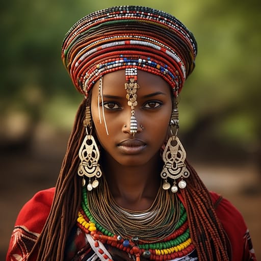Harari woman from Hararia (Ethiopia) — related phenotype reference