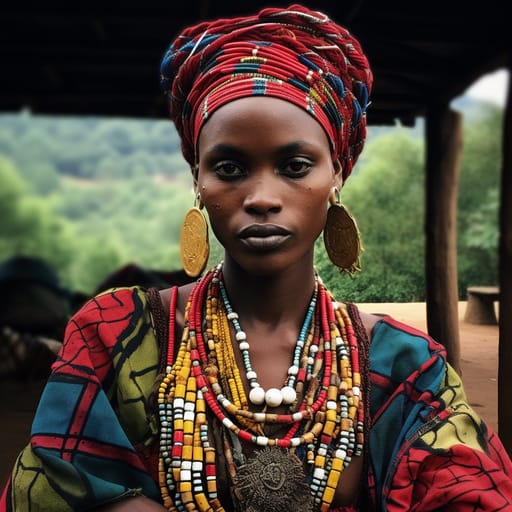 Hutu woman from Rwanda, Burundi, Kivu (Democratic Republic of the Congo) — related phenotype reference