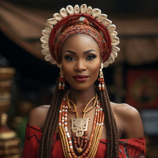 Igbo woman from Igboland (Nigeria) — related phenotype reference