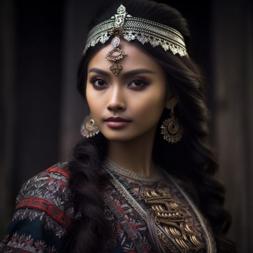 Javanese woman from Java (Indonesia) — related phenotype reference