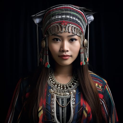 Kadazan-Dusun woman from Sabah (Malaysia) — related phenotype reference