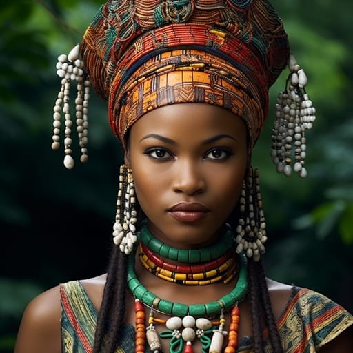 Kapsiki woman from Mandara Mountains (Nigeria, Cameroon)