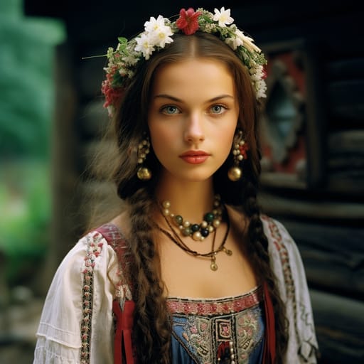 Kashubians woman from Kashubia (Poland) — related phenotype reference