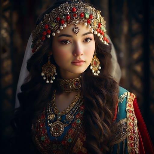 Kazakhs woman from Kazakhstan — related phenotype reference
