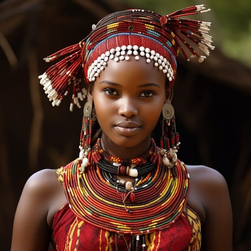 Kikuyu woman from Kenya — related phenotype reference