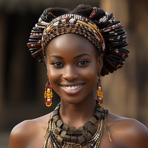 Kpelle woman from Liberia, Guinea — related phenotype reference