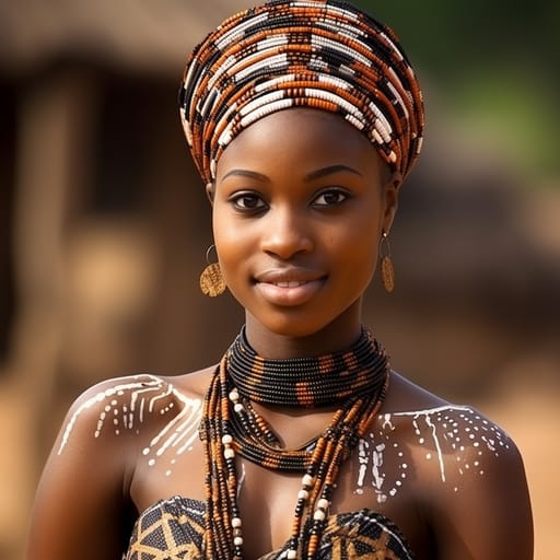 Kposo woman from Plateaux (Togo), Ghana