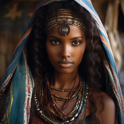 Kunama woman from Eritrea, Ethiopia — related phenotype reference