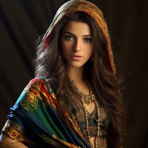 Kurds woman from Kurdistan (Turkey, Iran, Iraq, Syria) — related phenotype reference