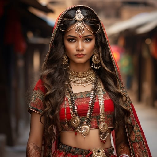 Kurukh woman from Chota Nagpur Plateau (India) — related phenotype reference