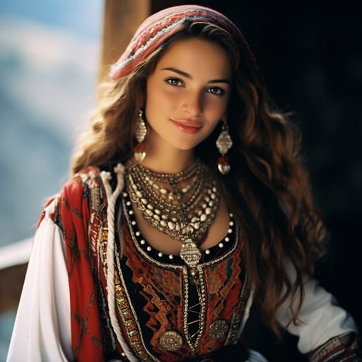 Laz woman from Lazistan (Turkey, Georgia) — related phenotype reference