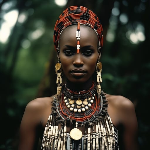 Luba woman from Lubaland (Democratic Republic of the Congo) — related phenotype reference