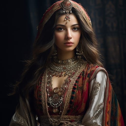 Lurs woman from Iran (Lorestan, Kohgiluyeh and Boyer-Ahmad, Khuzestan, Bushehr, and Chaharmahal and Bakhtiari Provinces) — related phenotype reference