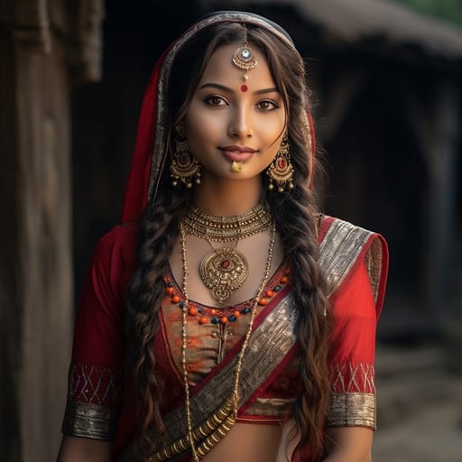 Maithils woman from Mithila (India, Nepal) — related phenotype reference