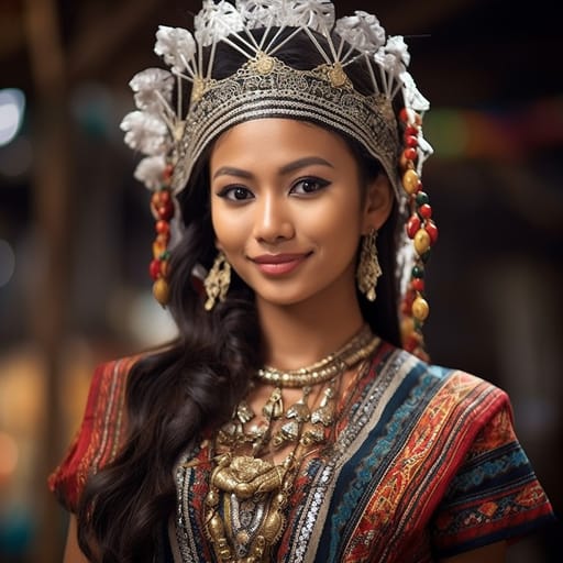 Makassarese woman from South Sulawesi (Indonesia) — related phenotype reference