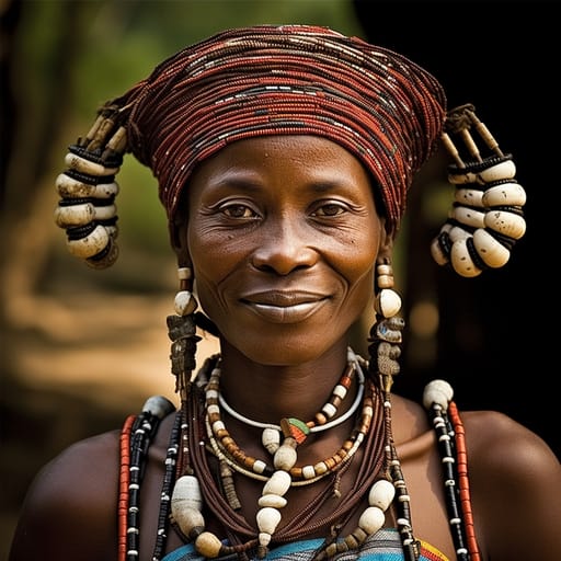Mambila woman from Mambilla Plateau (Nigeria, Cameroon)