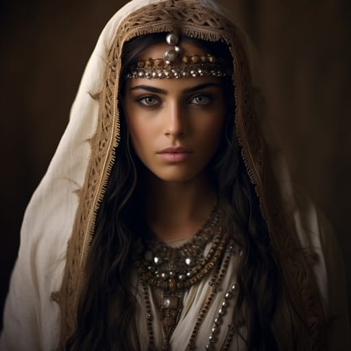 Mandaeans woman from Southern Mesopotamia — related phenotype reference