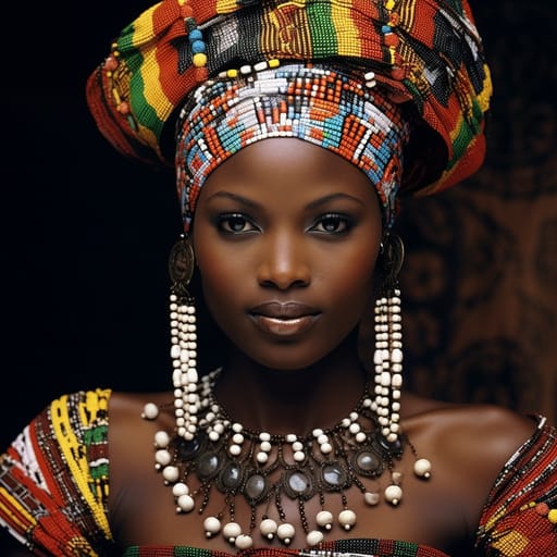 Mandinka woman from Mali, The Gambia, Guinea, Senegal