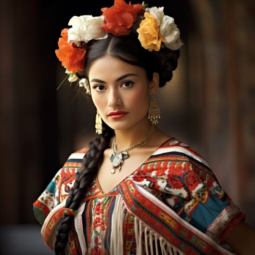 Mazahua woman from State of Mexico (Mexico) — related phenotype reference