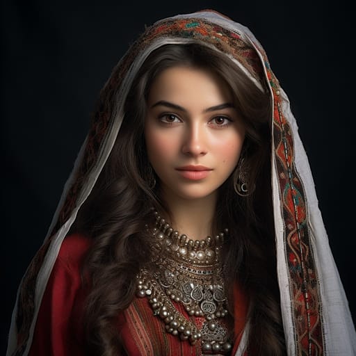 Mazandaranis woman from Mazandaran, Iran — related phenotype reference