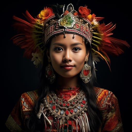 Minahasan woman from Minahassa Peninsula (Indonesia) — related phenotype reference