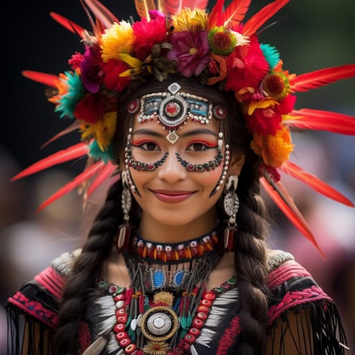 Mixtec woman from La Mixteca (Mexico) — related phenotype reference