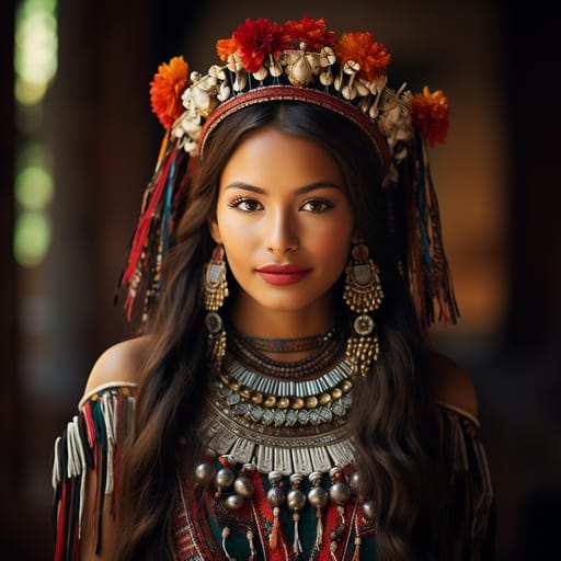 Nahuas woman from Mexico — related phenotype reference