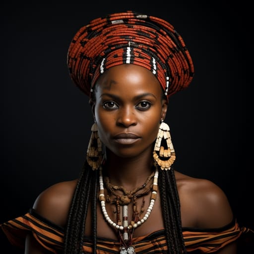 Ovimbundu woman from Angola — related phenotype reference