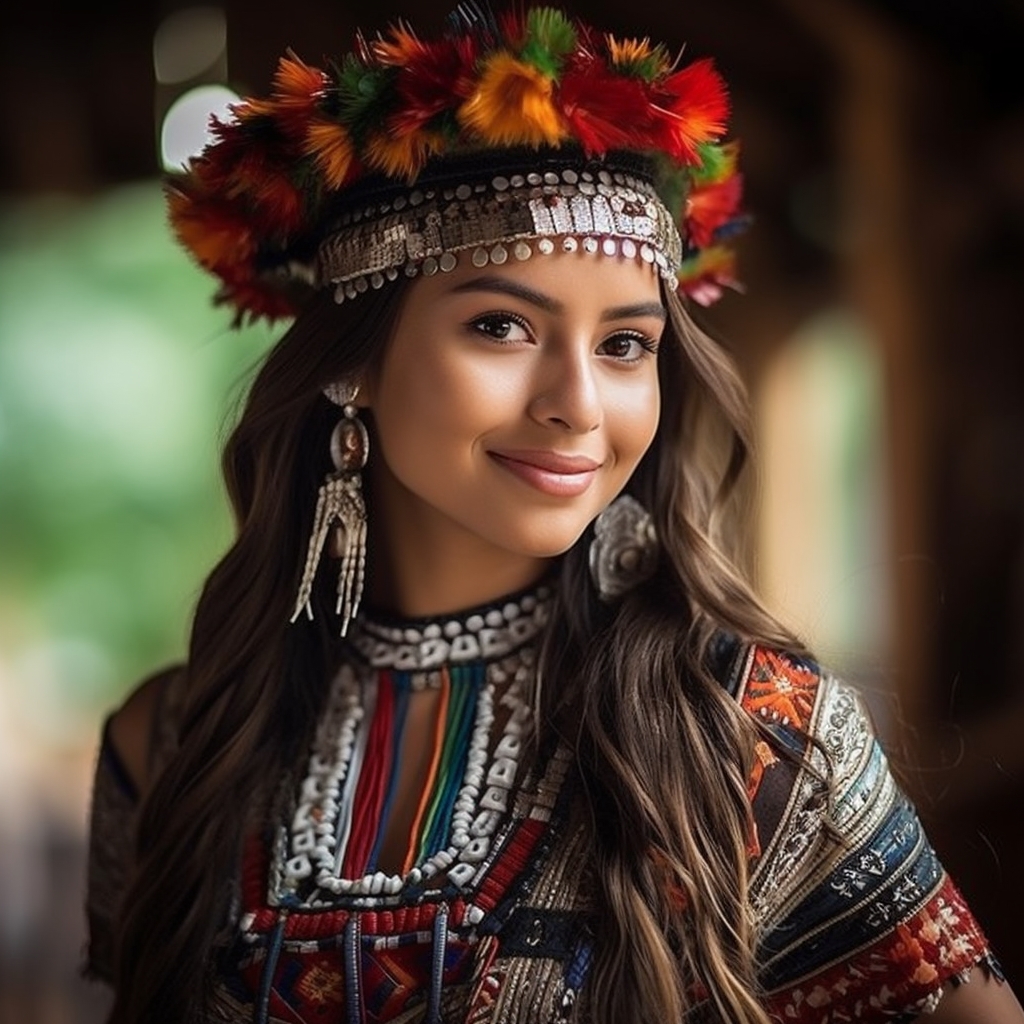 Purépecha woman from Michoacán (Mexico) — related phenotype reference