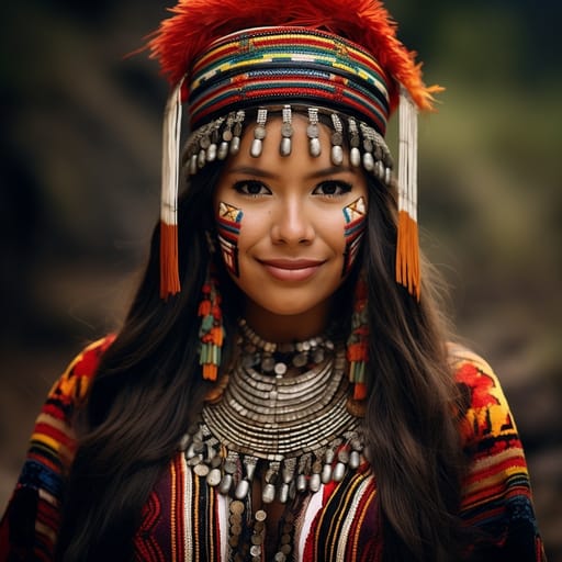 Quechua woman from Peru, Bolivia, Ecuador — related phenotype reference