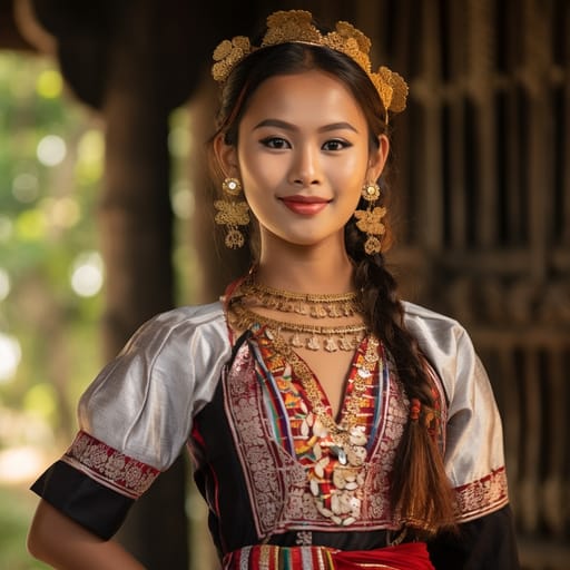 Rakhine woman from Rakhine State (Myanmar) — related phenotype reference