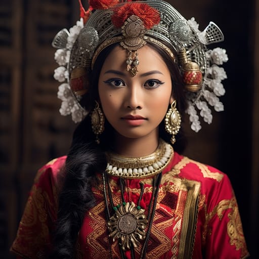 Rejangese woman from Rejang Lebong Regency (Indonesia)