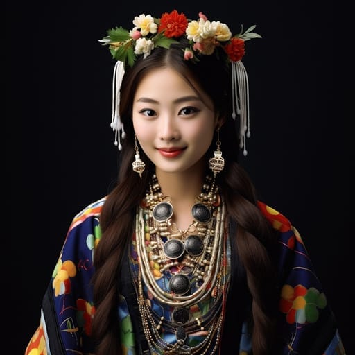 Ryukyuan woman from Japan (Okinawa, Amami)