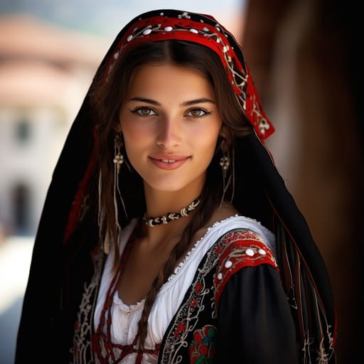 Sardinians woman from Sardinia (Italy) — related phenotype reference