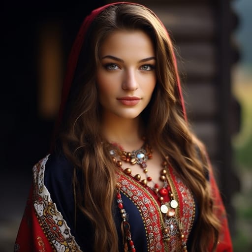Serbs woman from Serbia, Republika Srpska (Bosnia and Herzegovina), Montenegro
