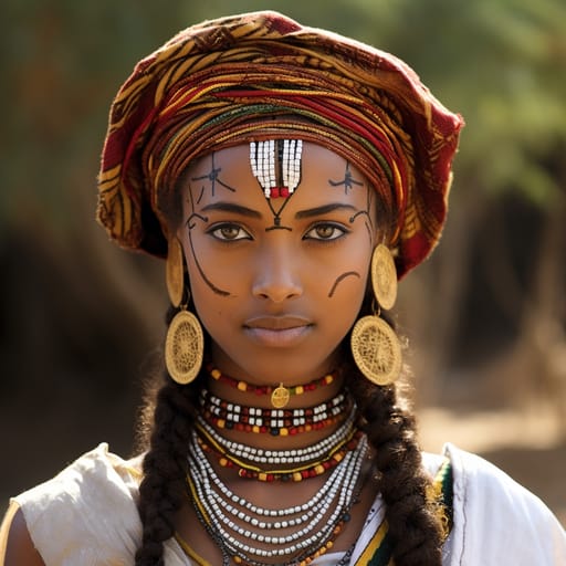 Sidama woman from Sidamia (Ethiopia)