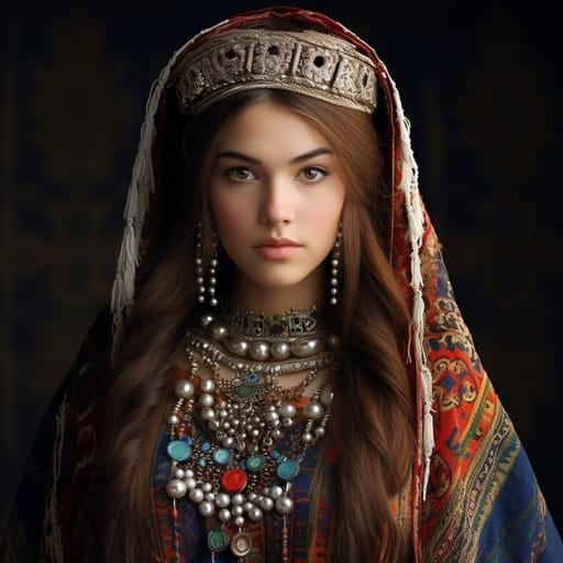 Tajiks woman from Afghanistan, Tajikistan, Uzbekistan — related phenotype reference