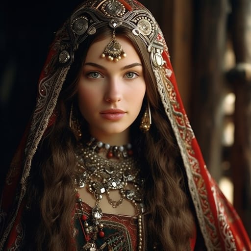 Tatars woman from Tatarstan (Russia) — related phenotype reference