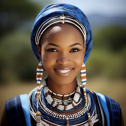 Tswana woman from Botswana, South Tswanaland (South Africa) — related phenotype reference