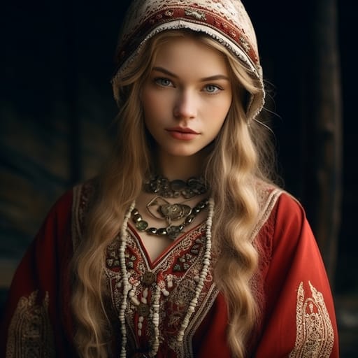 Udmurts woman from Udmurtia (Russia) — related phenotype reference